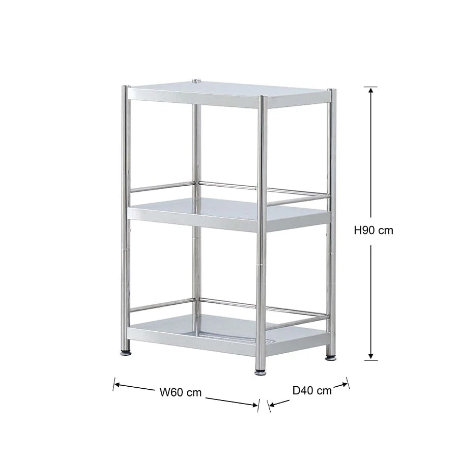 Weston 60 SS 3 Tier Metal Rack - Image 13