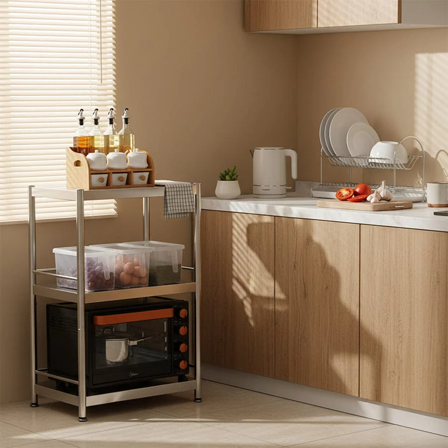Weston 60 SS 3 Tier Metal Rack - Image 3