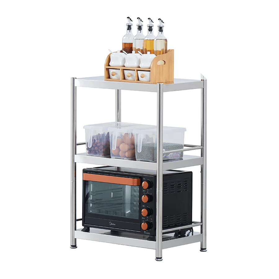 Weston 60 SS 3 Tier Metal Rack - Image 4