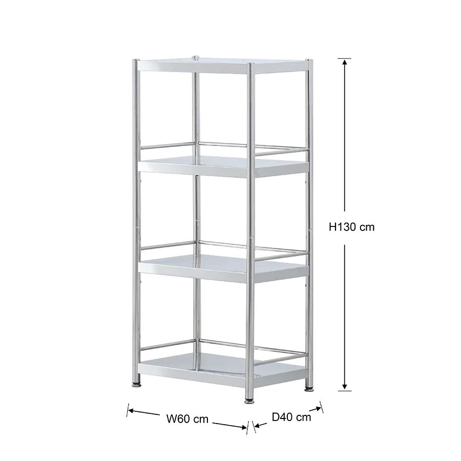 Weston 60 SS 4 Tier Metal Rack - Image 13