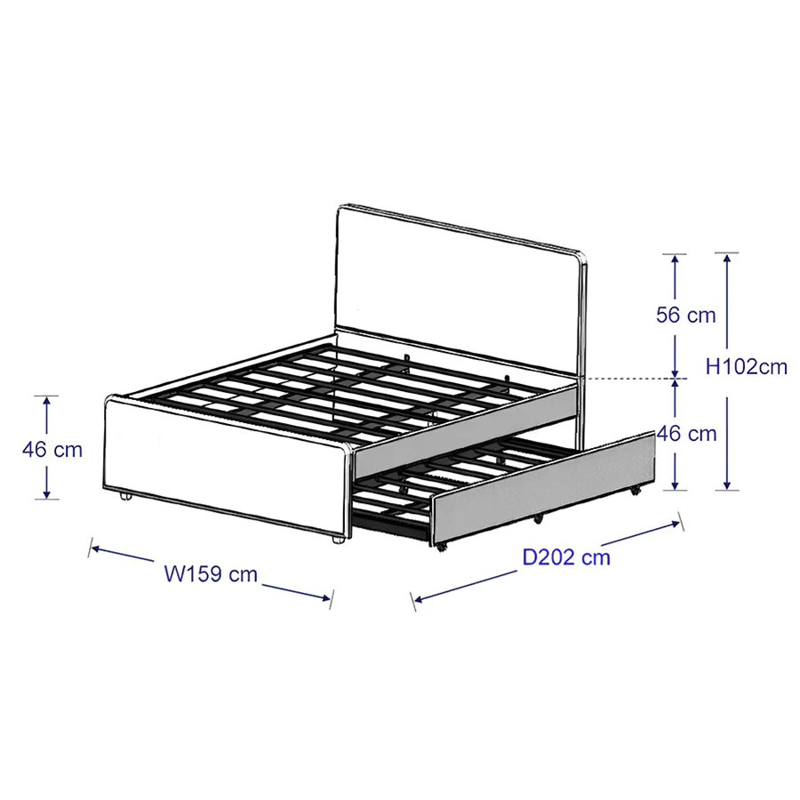 Wilton Beige Bed - Image 13