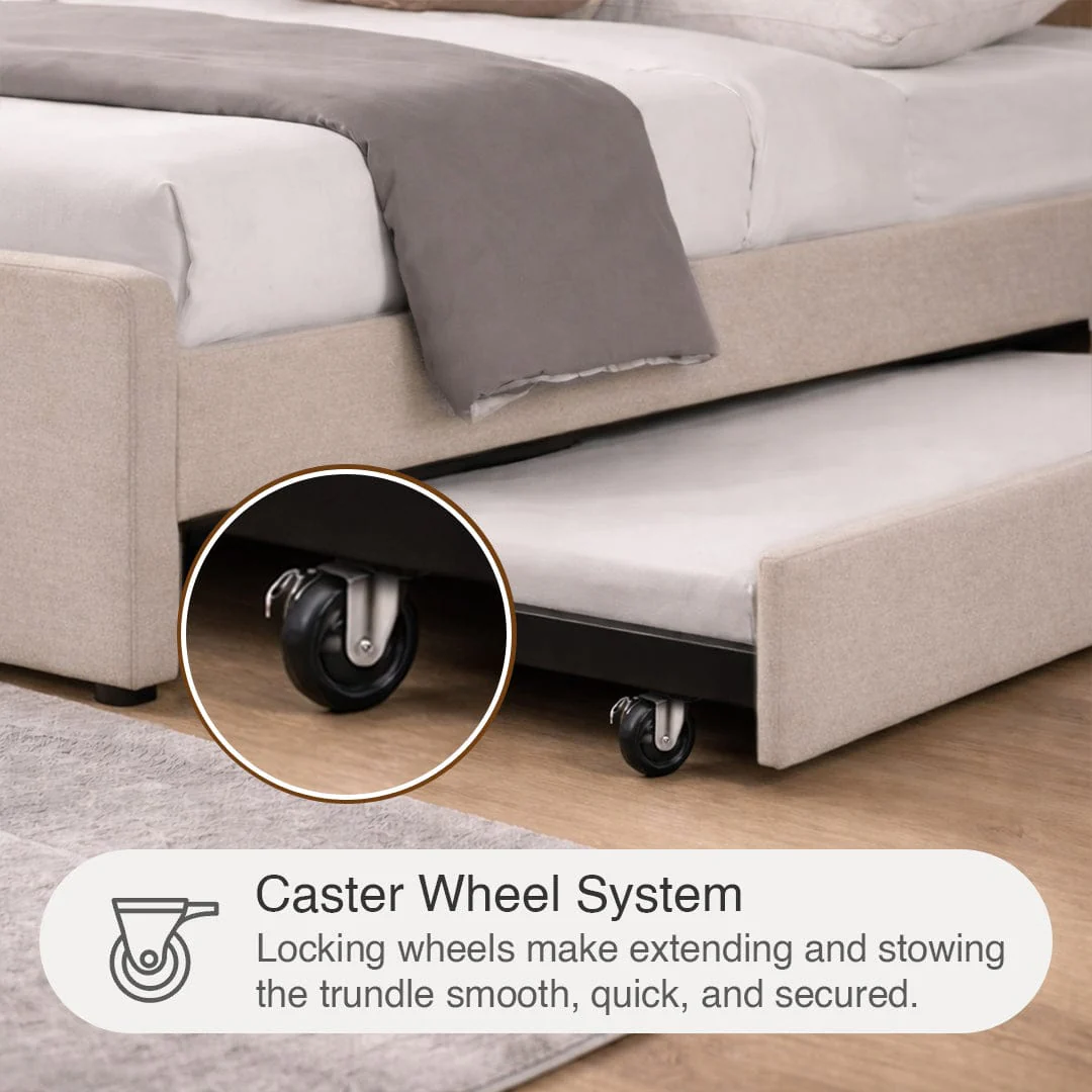 Wilton Beige Bed - Image 19