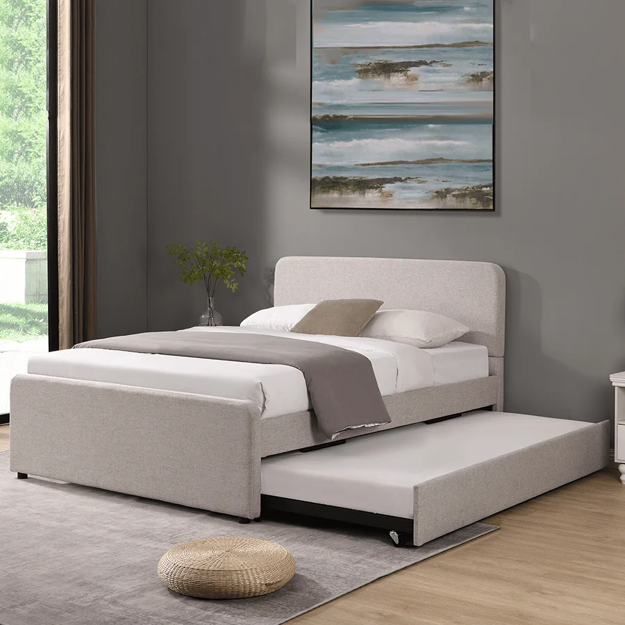 Wilton Beige Bed - Image 3