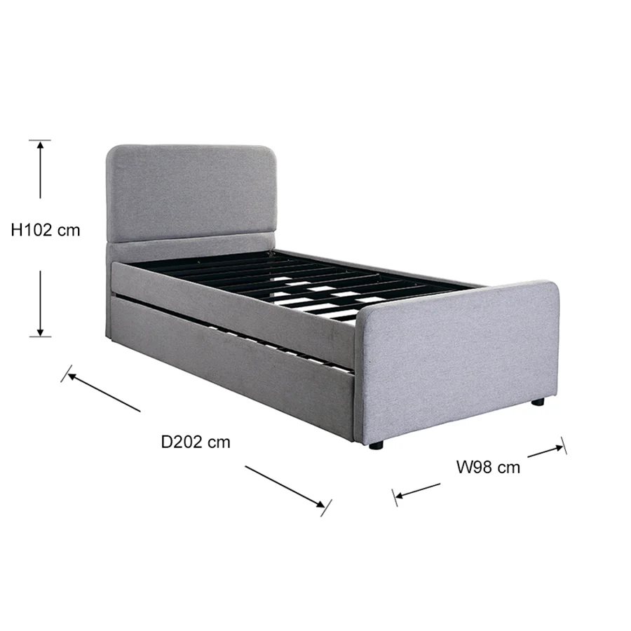 Wilton Light Taupe Bed - Image 10
