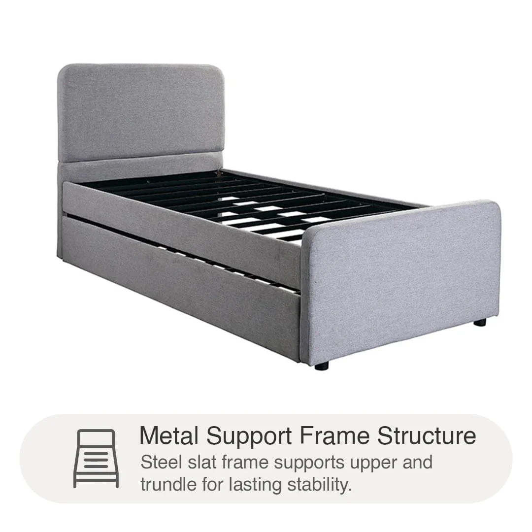 Wilton Light Taupe Bed - Image 6