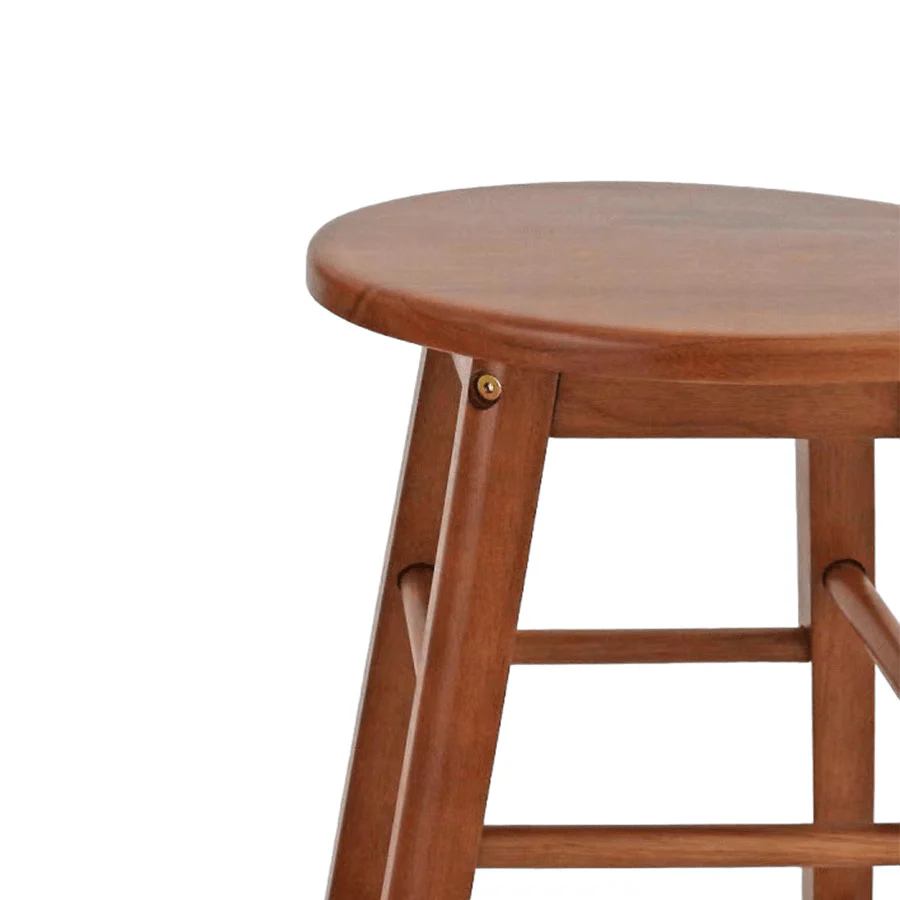 Yoona Round Wooden Bar Stool - Image 18