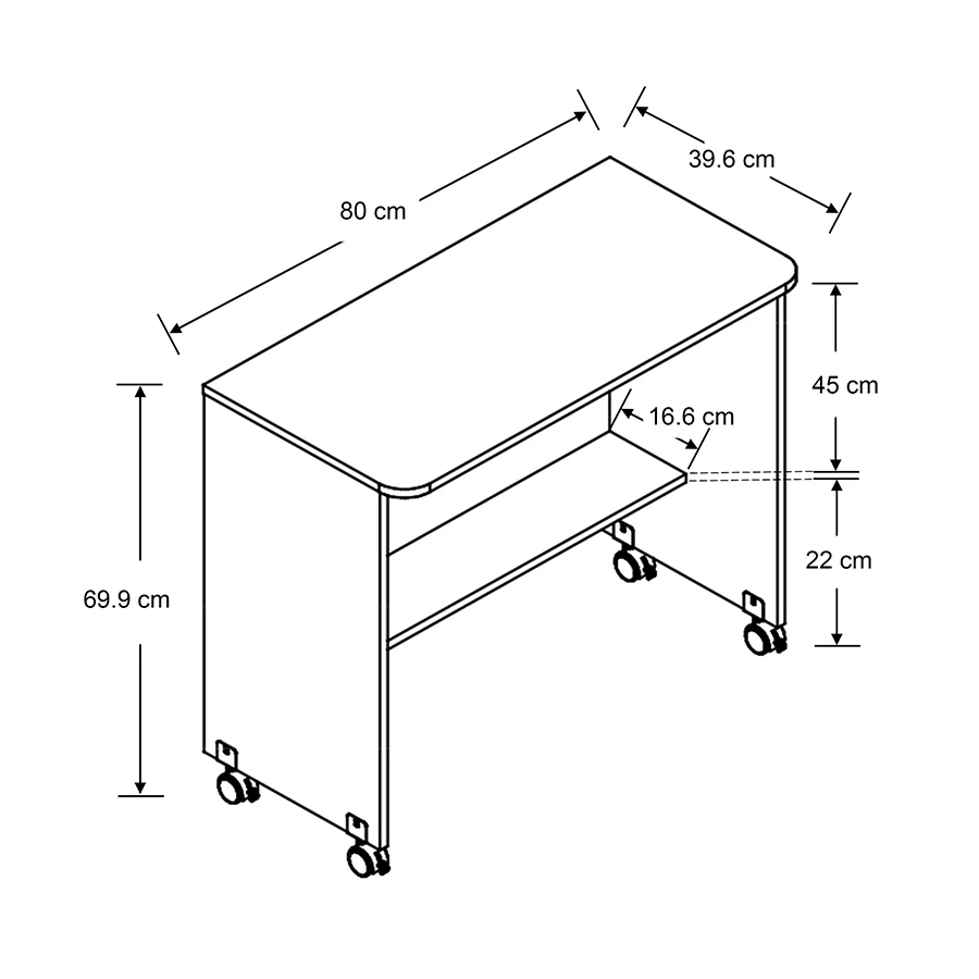 Zella Loft Bedset with Desk - Image 19