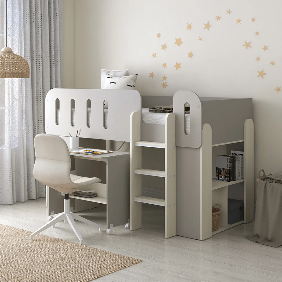 Zella Loft Bedset with Desk - Image 3