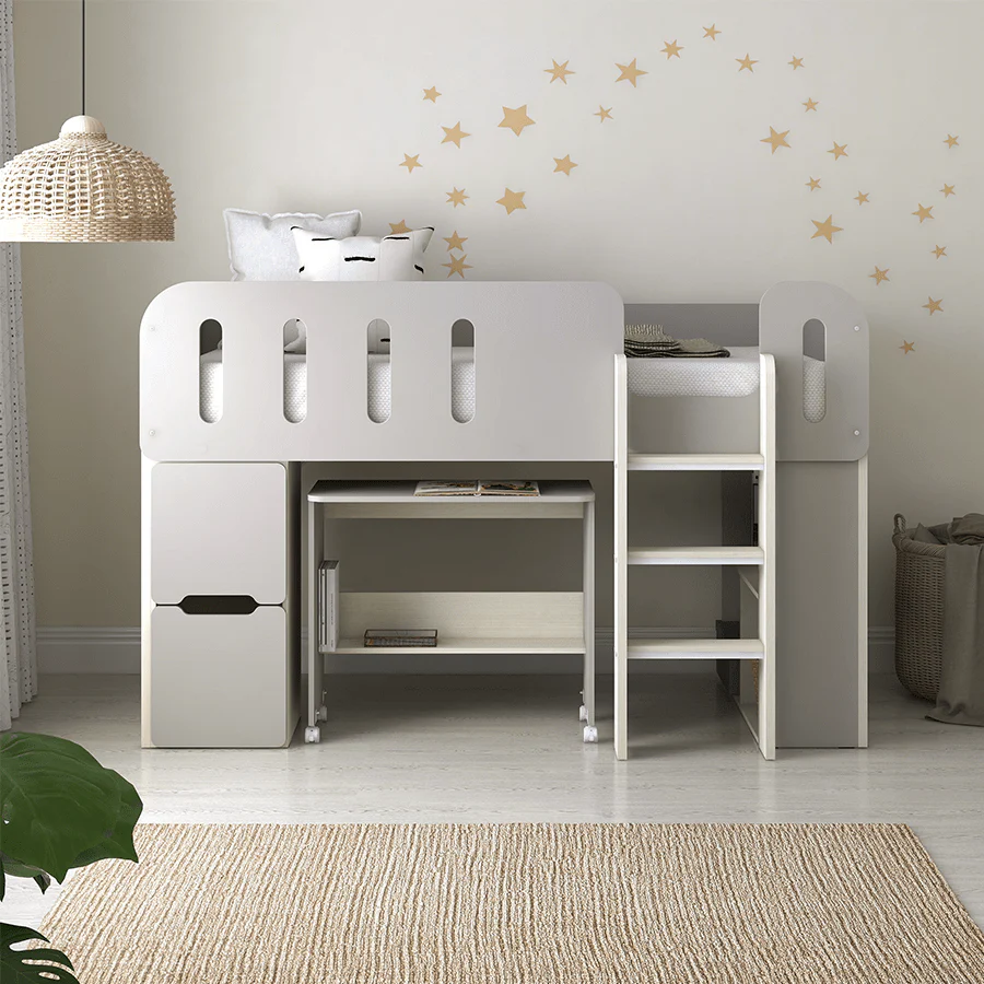 Zella Loft Bedset with Desk - Image 4