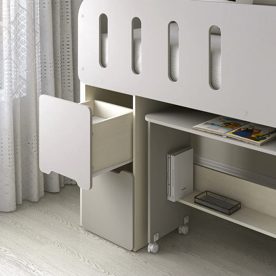 Zella Loft Bedset with Desk - Image 5